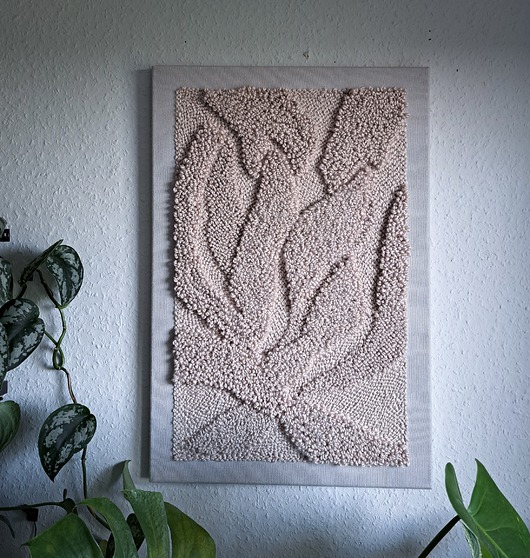 obrazy Obraz minimalistyczny punch needle