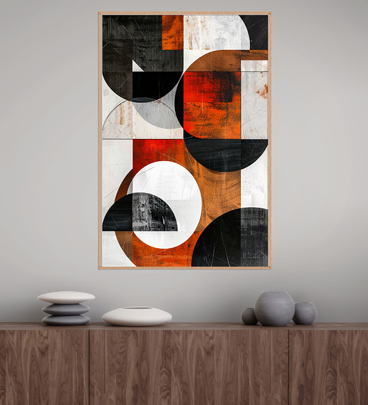 plakaty Geometria natury - Plakat, druk - Minimalizm, Boho, Loft #122