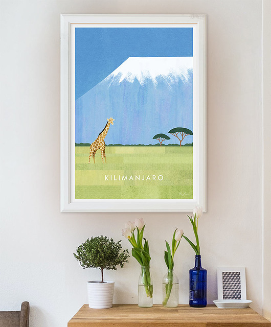 plakaty Kilimandżaro - Tanzania - plakat 50x70 cm