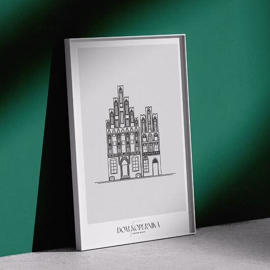 plakaty Plakat Architektura - Toruń -  Dom Kopernika