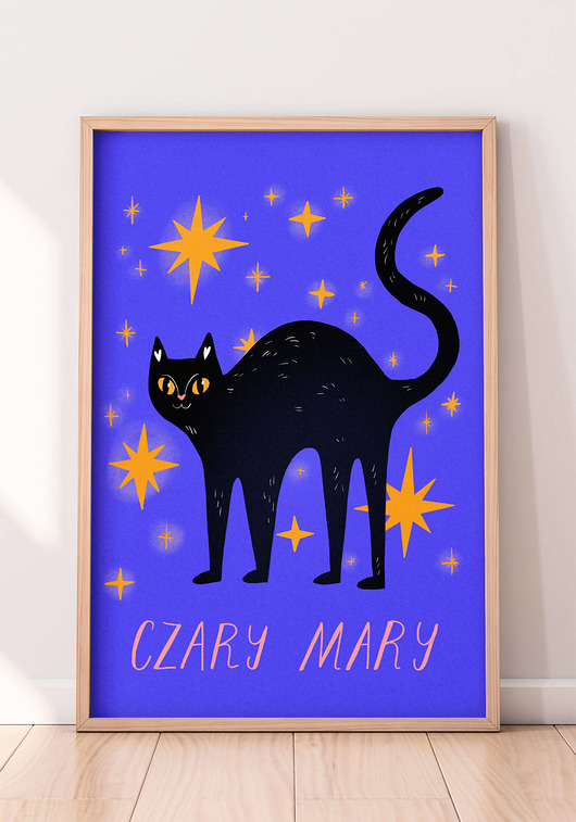 plakaty Plakat Czary Mary - niebieski