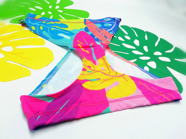 Majtki bikini EXOTIC LEAVES CHILLI CO