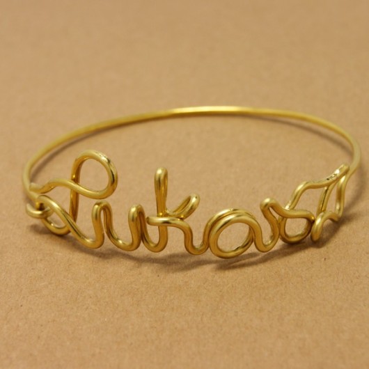 Name bangle (mosiądz) SHEandHE