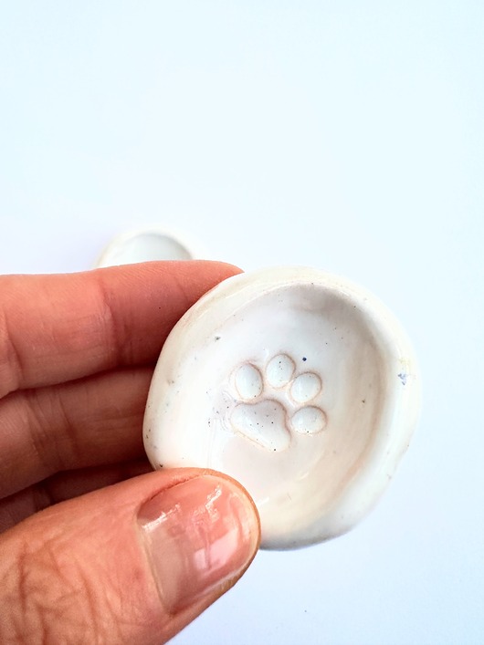 akcesoria różne Kamień antystresowy, worry stone , miziak, łapka psa