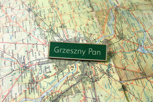 Broszka Miasto Grzeszny Pan Made in Forest