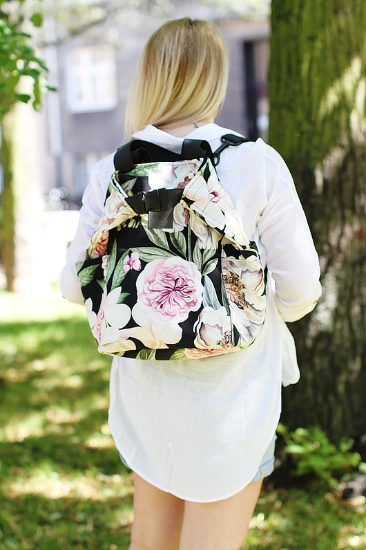 torby XXL Tote Bag plecakotorba Piwonie