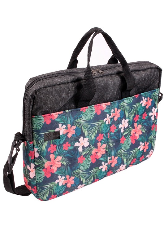 Torba studencka na Laptopa - Kwiaty Amazonii Nuff