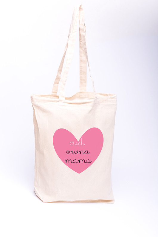 Torba z nadrukiem - cudowna mama (S) AllbagAllprints
