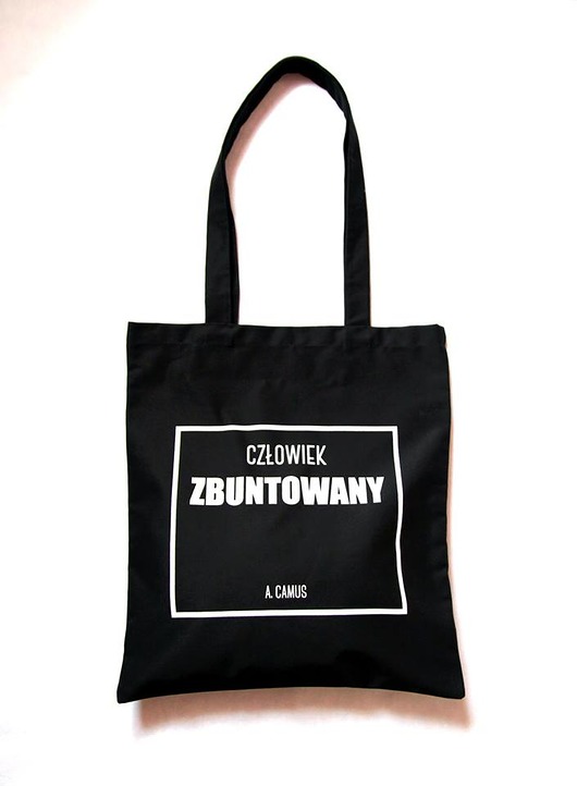Torba "Człowiek zbuntowany" A. Camus Golden Lips