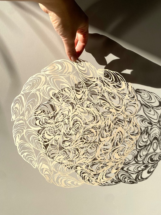 inne Małże, Wycinanka z papieru (bez oprawy)