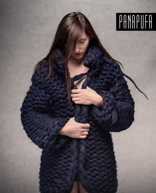 cardigan damski extra fine MERINO PANAPUFA