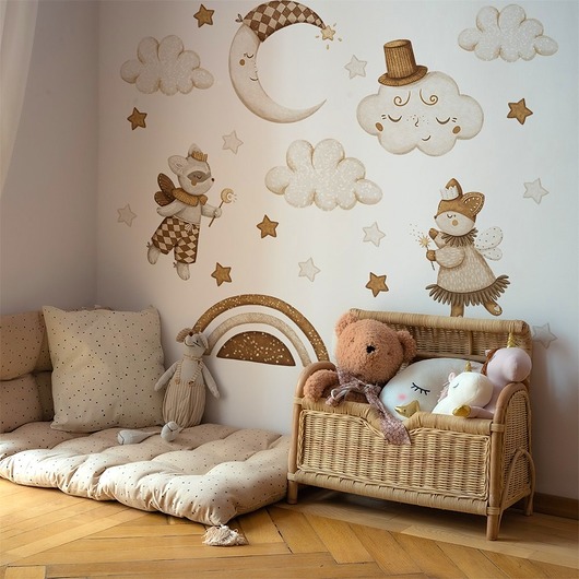 naklejki ścienne do pokoju dziecka Stories From The Wonderland - Naklejki Na Ścianę - Wzór 3