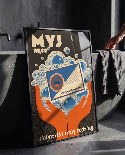 plakaty Plakat myj ręce