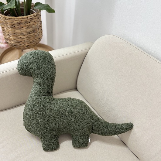 poduszki do pokoju dziecka Poduszka Dinozaur Boucle Zielony