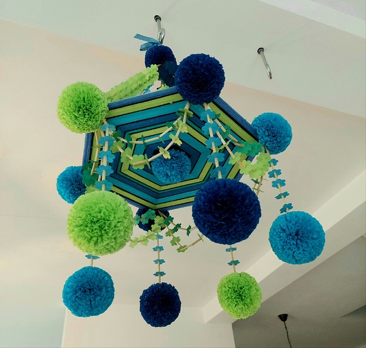 dodatki - różne Pająk ludowy, dekoracja