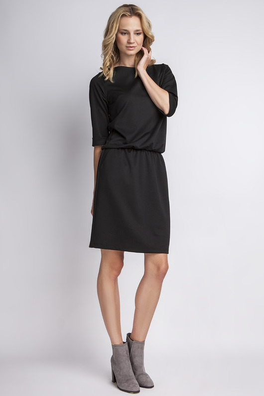 Sukienka, SUK129 czarny Lanti
