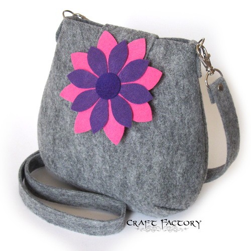 Fuchsia Bloom - torebka na ramię Craft Factory