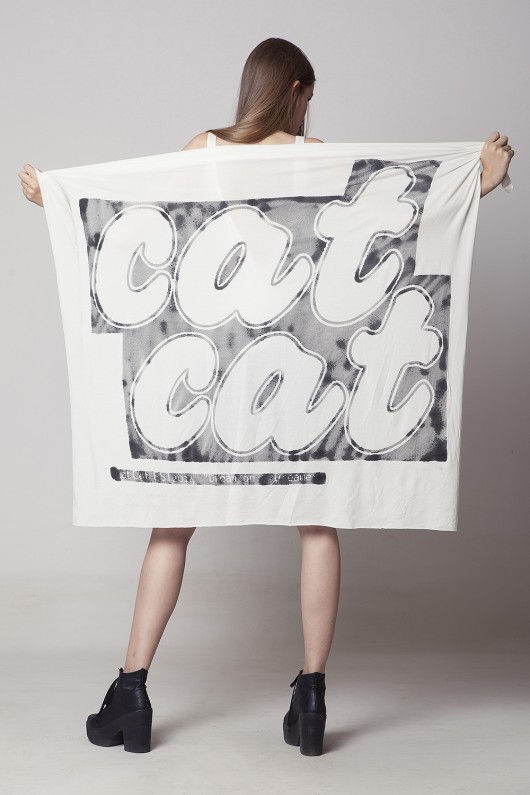 Graffiti Cat Cat |  chusta  Cat Cat Studio