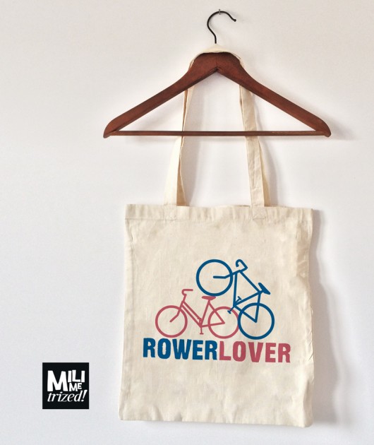 ROWER LOVER torba ekologiczna milimetr