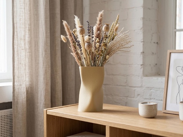 wazony Wazon Tomasz - stylowa dekoracja na suszone kwiaty, personalizacja koloru