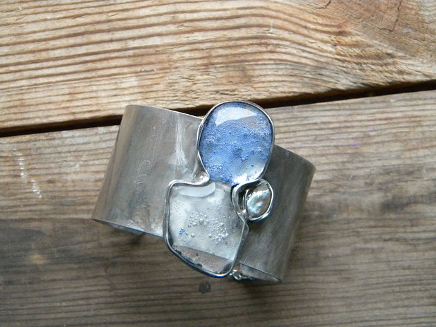 Dwa światy  - BRANSOLETA MANKIET - CUFF Beata Trotter