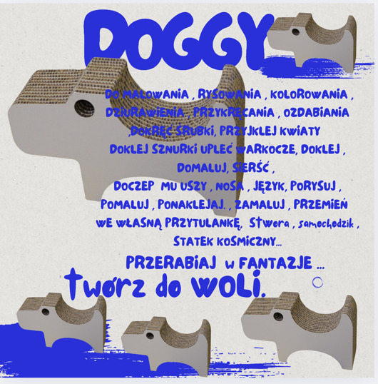 gry edukacyjne dla dzieci Doggy biały tekton dla starszych maluchów