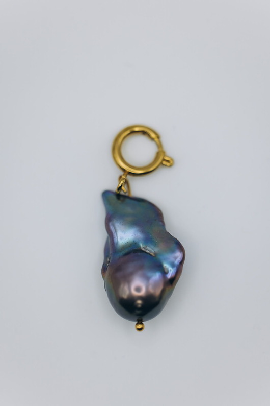 biżuteria różna DEAR charms złoty perła black baroque