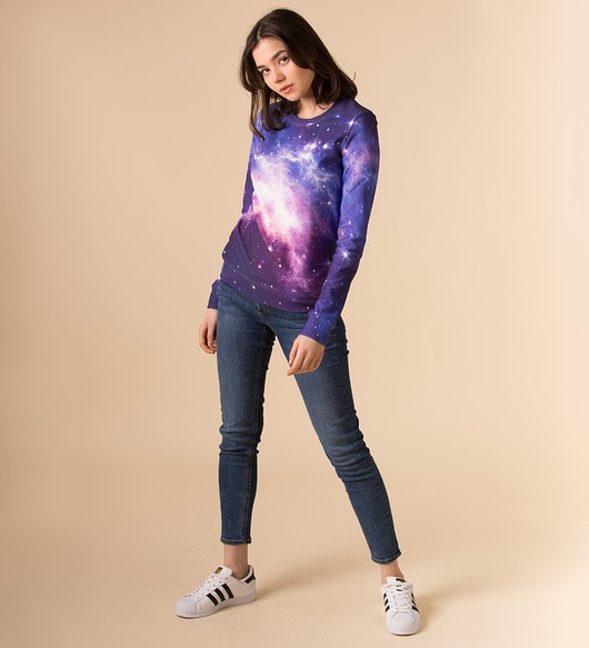 Bluza bawełniana damska Lighting in space Mr Gugu Miss Go
