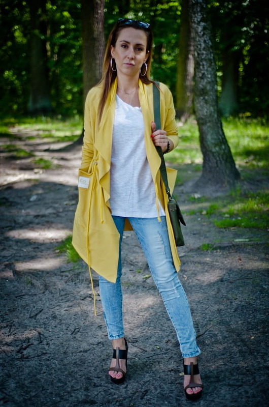 Bluza FIO FRAK CIENKI-ŻÓŁTY Pracownia FIO