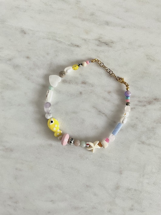 bransoletki z kamieni naturalnych Bransoletka na kostkę Funky Candy