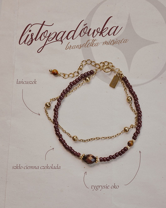 bransoletki z kamieni naturalnych Listopadówka, bransoletka z tygrysim okiem