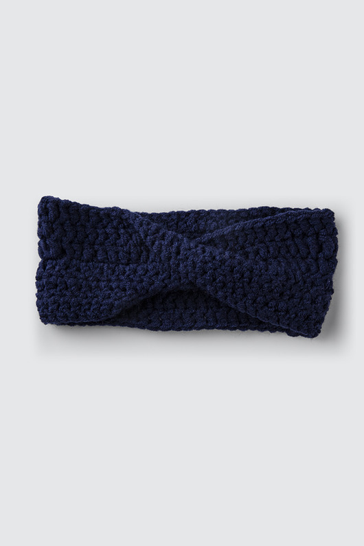 Opaska z węzłem z wełny merynosa handmade HisOutfit