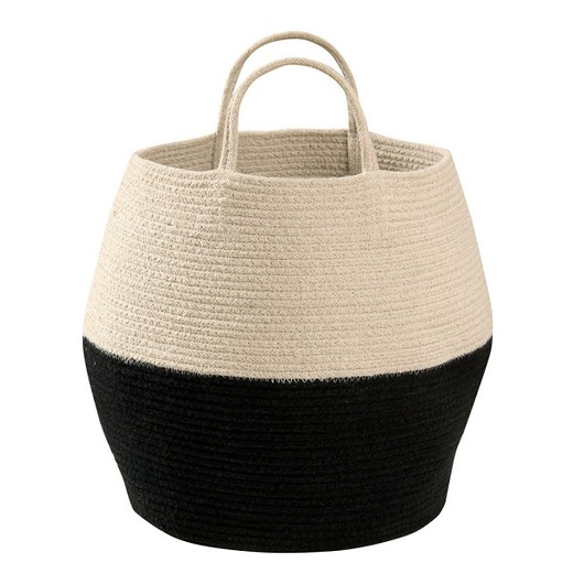Kosz Zoco Black/Natural Lorena Canals Lorena Canals
