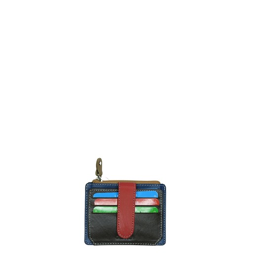 portfele damskie Etui organizer na karty składane skórzane na prezent przegrody OLIVKA