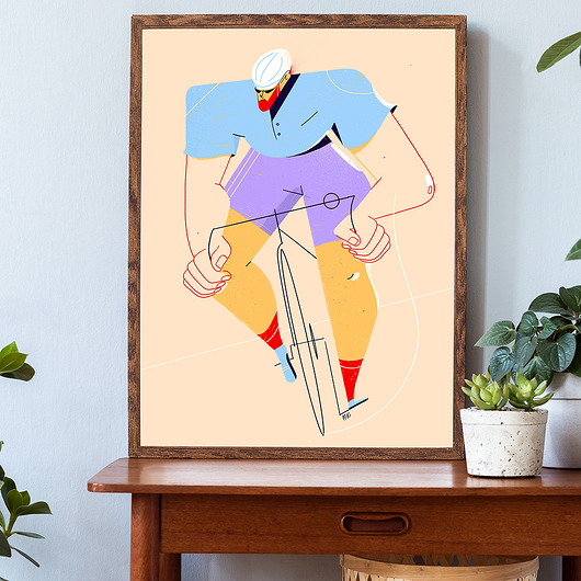 grafiki i ilustracje Cycling
