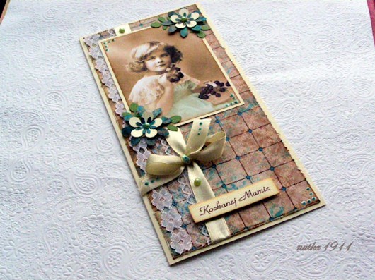 Kartka dla Mamy Z Papieru Tworzone
