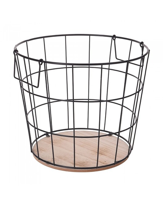 Kosz Druciany z MDF MIA home