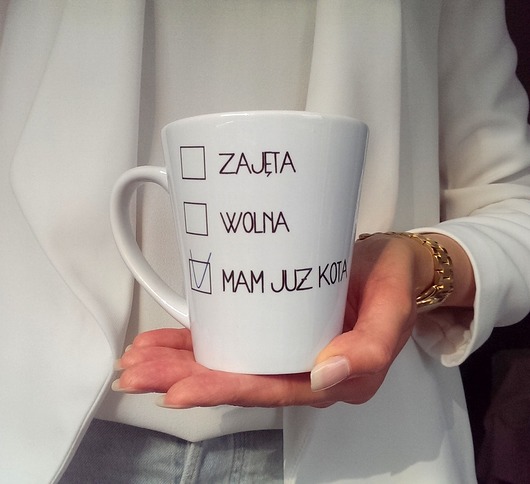Kubek Latte MAM JUŻ KOTA FarrowDesign