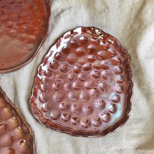 patery i talerze Talerzyk ceramiczny Mosiądz3