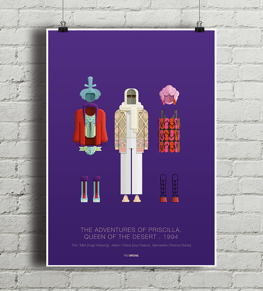 Plakat Priscilla,Królowa Pustyni  minimalmill