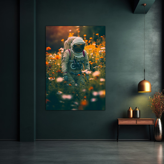 plakaty Kosmiczny spokój - Plakat - Druk - Astronauta, Abstrakcja, Surrealizm, Loft #2