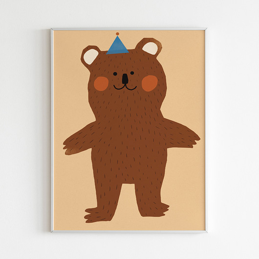 plakaty Plakat Mały miś
