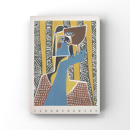 plakaty Plakat CZERWONE WINO