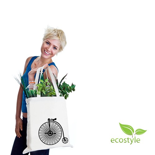 Torba bawełniana ecostyle 007 Duet design