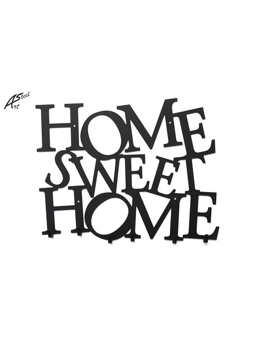 Wieszak Dekoracja Home Sweet Home Nowoczesny New ArtSteel