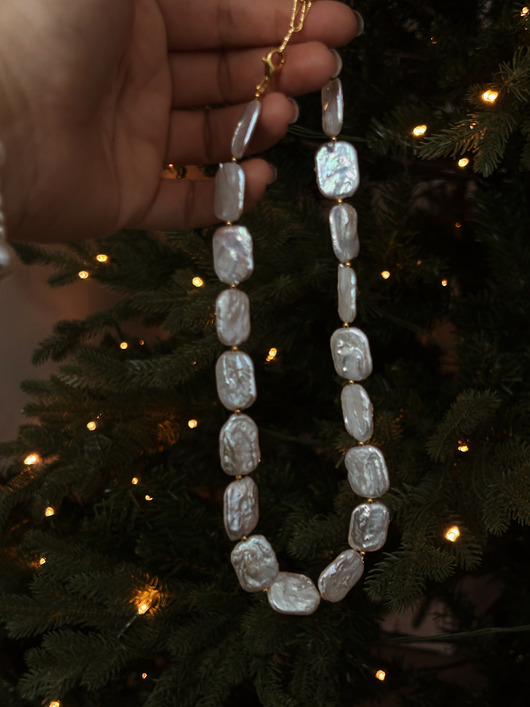 złote naszyjniki Naszyjnik z pereł naturalnych