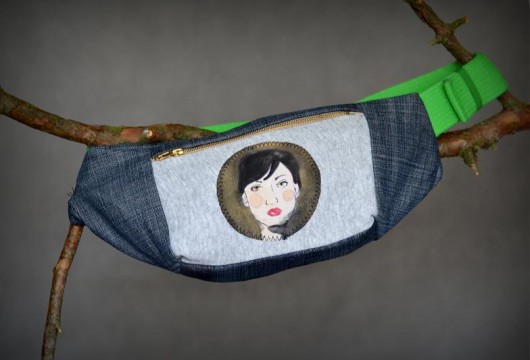 Nerka malowana ręcznie ivy style