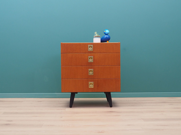 komody i szafki Komoda tekowa, duński design, lata 70, ÆJM M