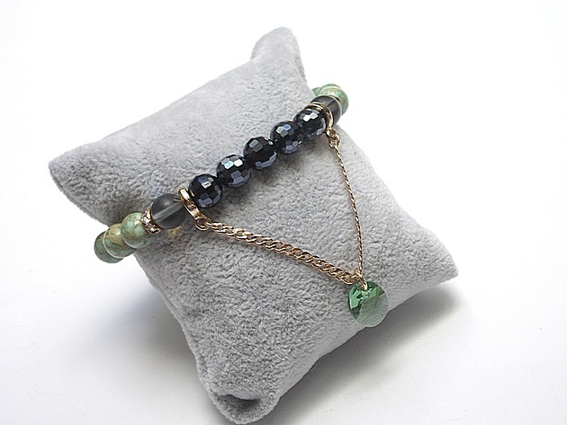 CHAIN IT - Mint and navy blue vol. 2 /01.04.20/ KiKa pracownia