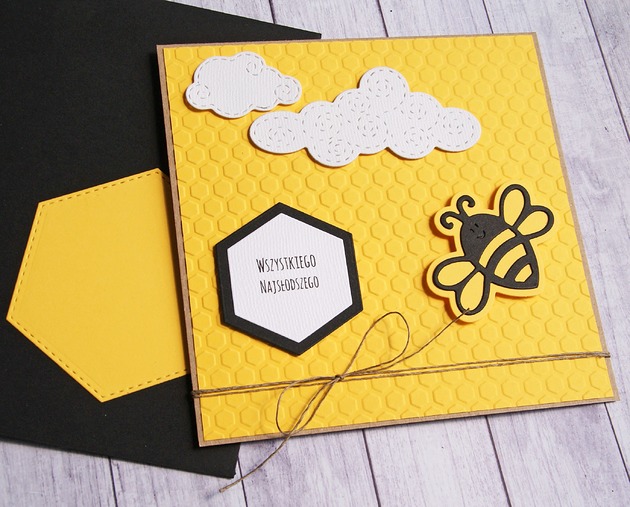 kartki scrapbooking Wszystkiego najsłodszego : uniwersalna